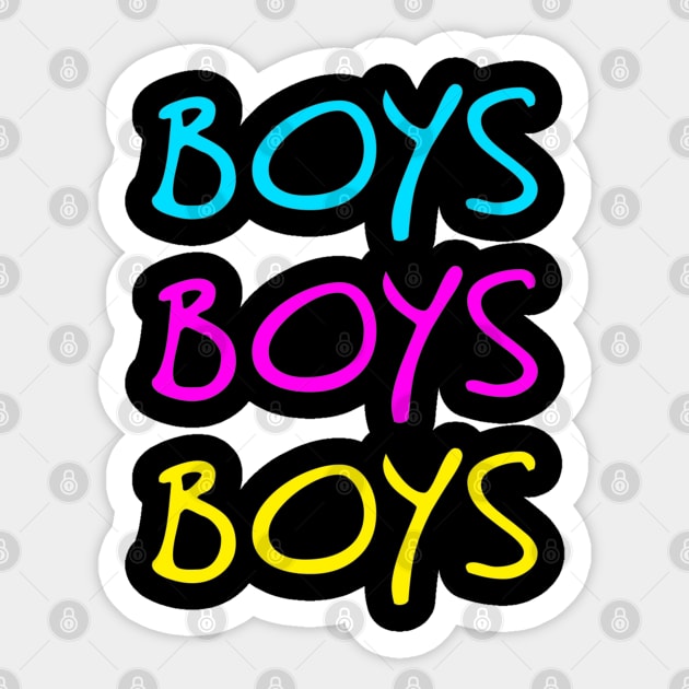 Boys Boys Boys Sticker by Scar